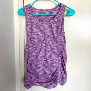 Athleta purple heathered tank top